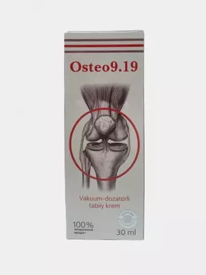 Bogim ogriqlari uchun tabiiy krem vositasi Osteo 9.19 30 ml Toshkentda sotib olish -
